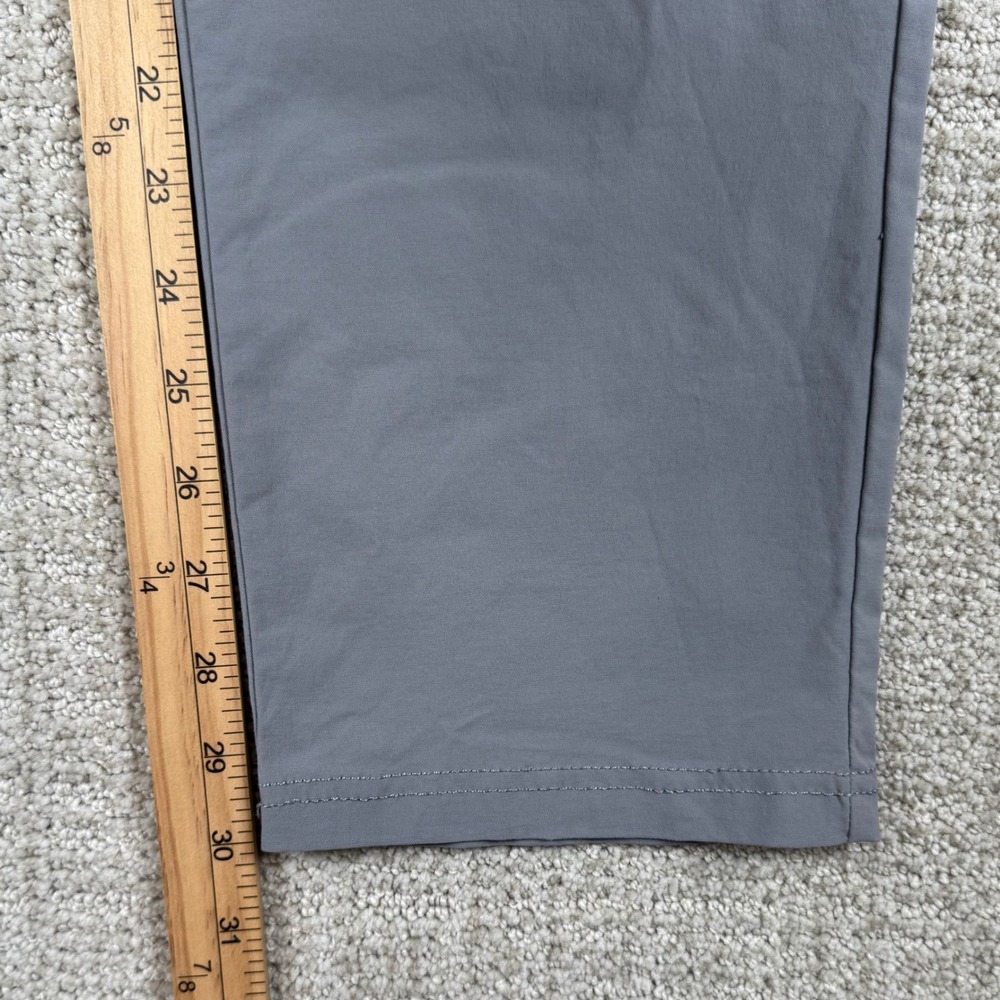 Adidas 365 Mens 34x32 (Actual 34x30) Gray Go-To 5 Pocket Tapered Fit Golf Pants - Picture 9 of 11